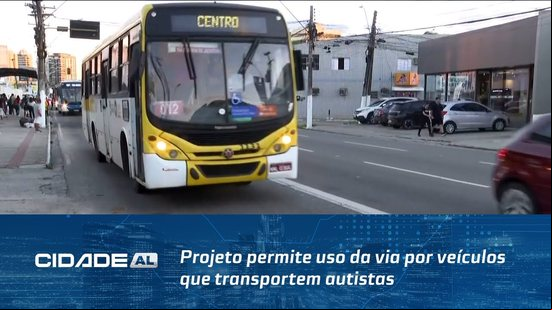 Projeto permite uso da via por veículos que transportem autistas; DMTT precisa regulamentar